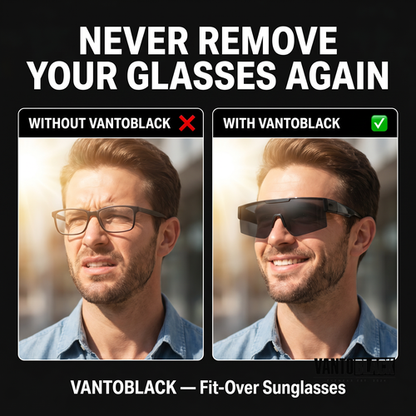 VantoBlack Mens Fit Over Sunglasses