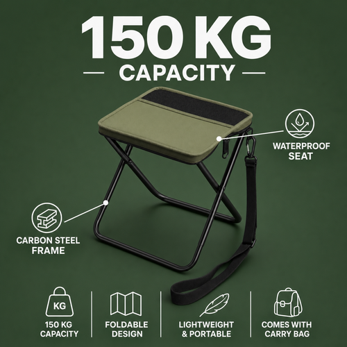 Foldable Backpack Stool