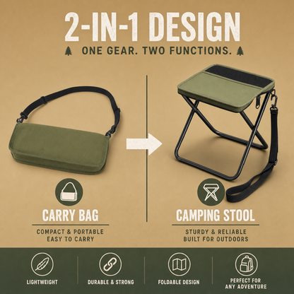 Foldable Backpack Stool
