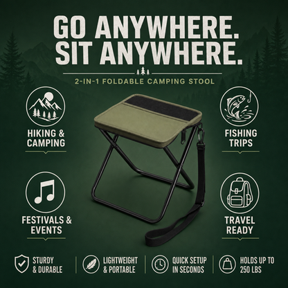 Foldable Backpack Stool