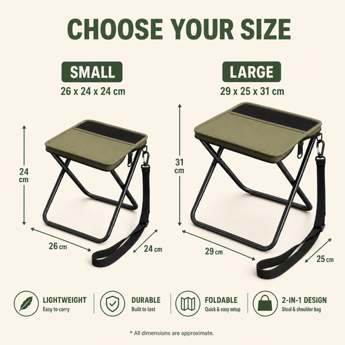 Foldable Backpack Stool