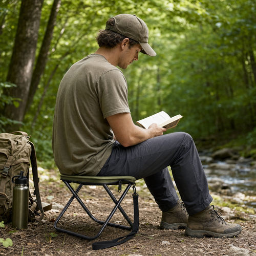 Foldable Backpack Stool