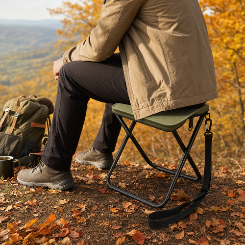 Foldable Backpack Stool