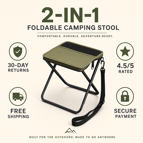 Foldable Backpack Stool