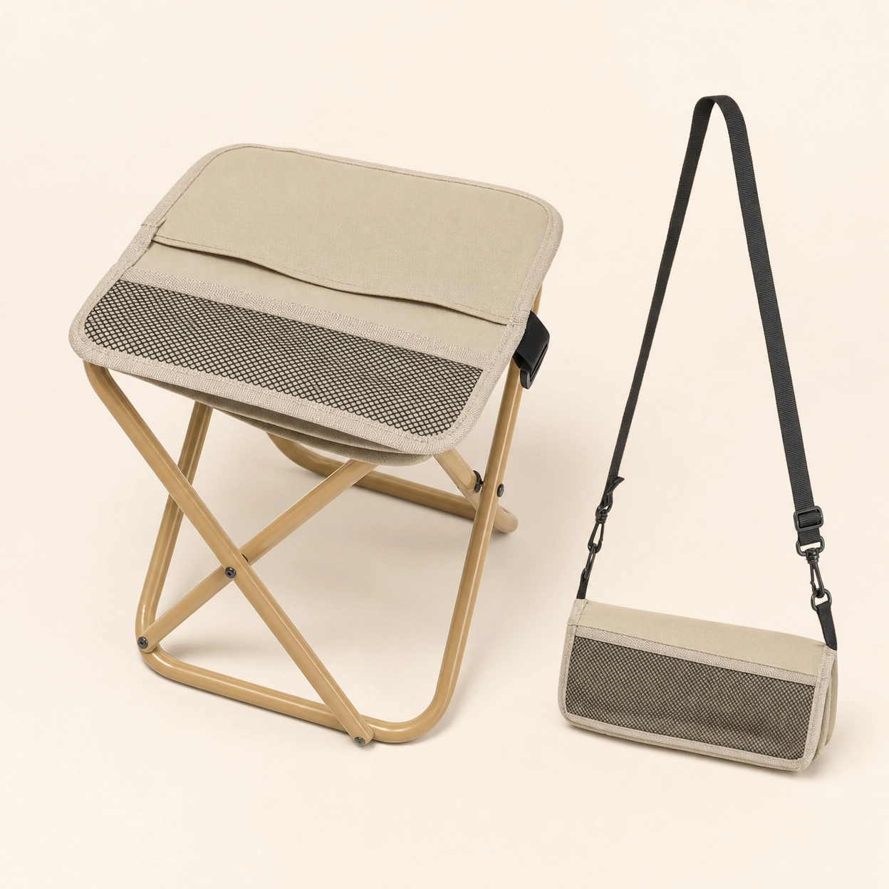 Foldable Backpack Stool