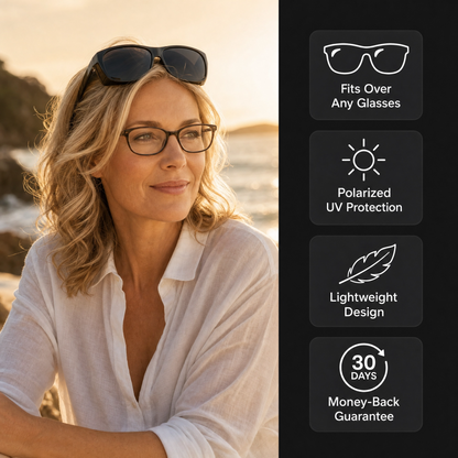 VantoBlack Ladies Fit Over Sunglasses
