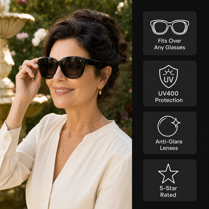 VantoBlack Ladies Fit Over Sunglasses